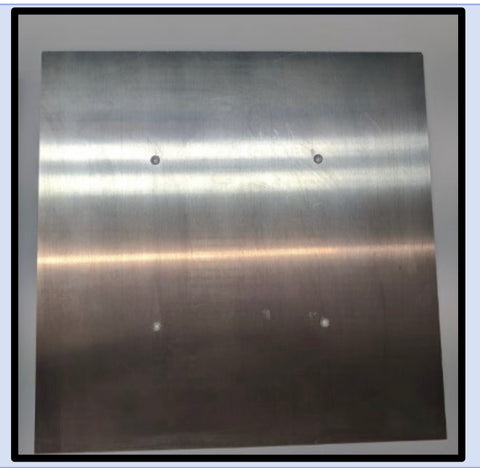 Aluminum plate 410 mm x 410 mm