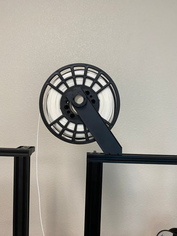 Filament spool holder and bracket