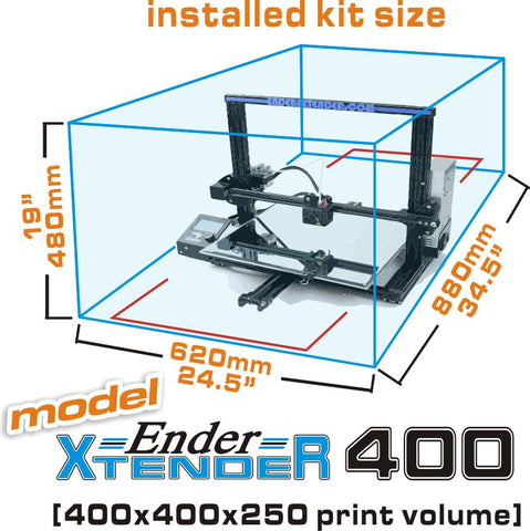 Ender Extender 400 For The Creality Ender 3